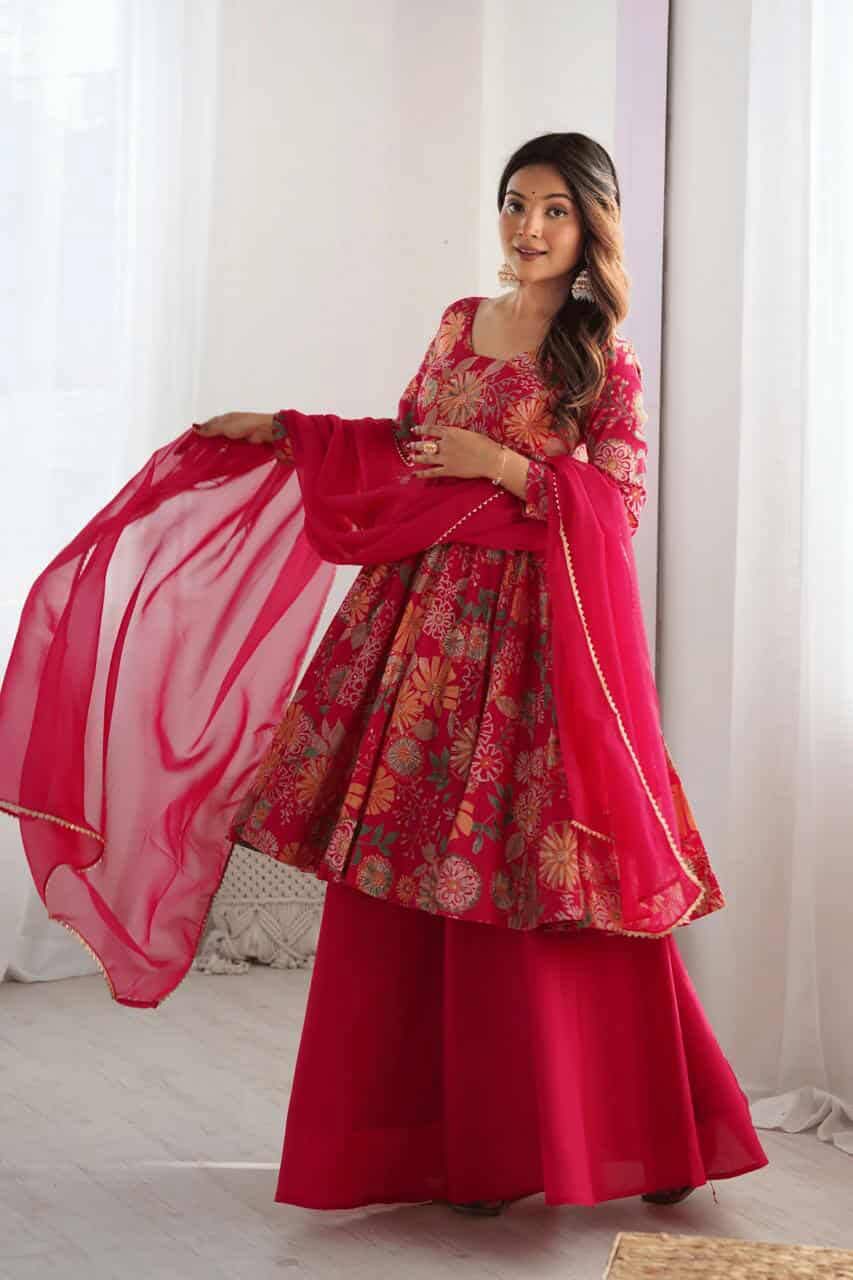 Kedya Style Kurta Set